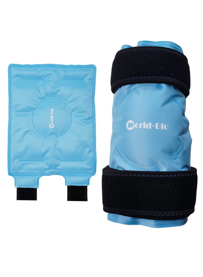 Nariele Knee Ice Bag Reusable Gel Immediate Pain Relief Exercise Cold and Hot Ice Bag Foot Protection