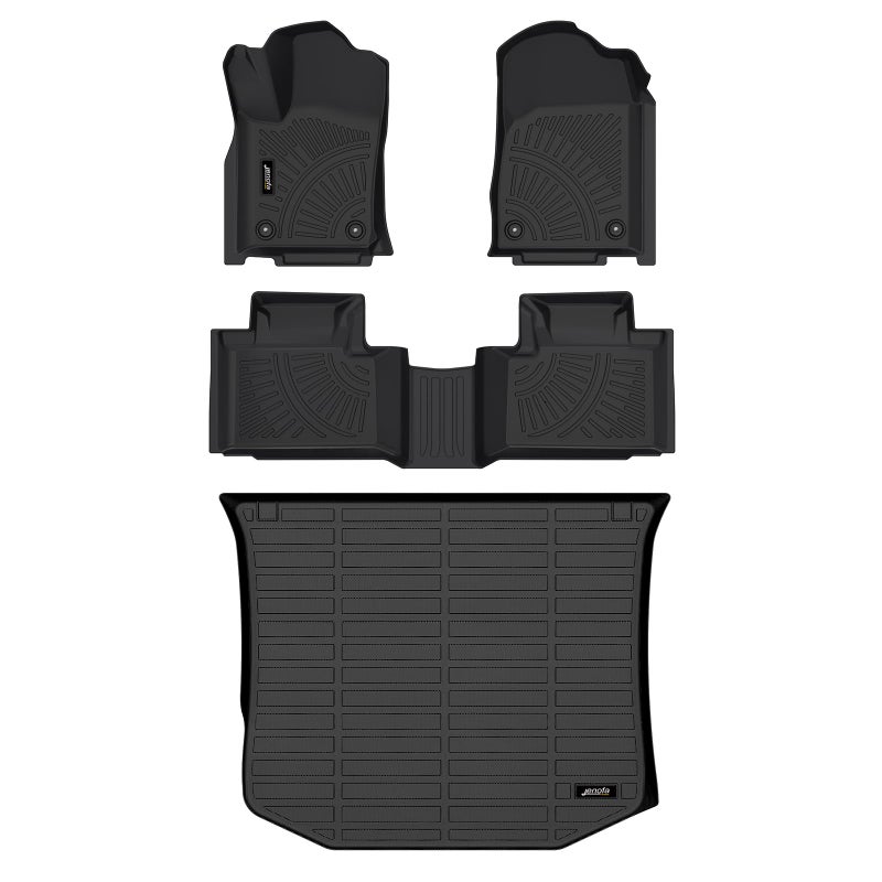 JenofaCar Floor Mats for 20112021 Jeep Grand CherokeeGrand Cherokee WK 2022 2023 Non L All Weather Floor Mats Cargo Mat Car Mat for Grand Cherokee Accessories Full Set