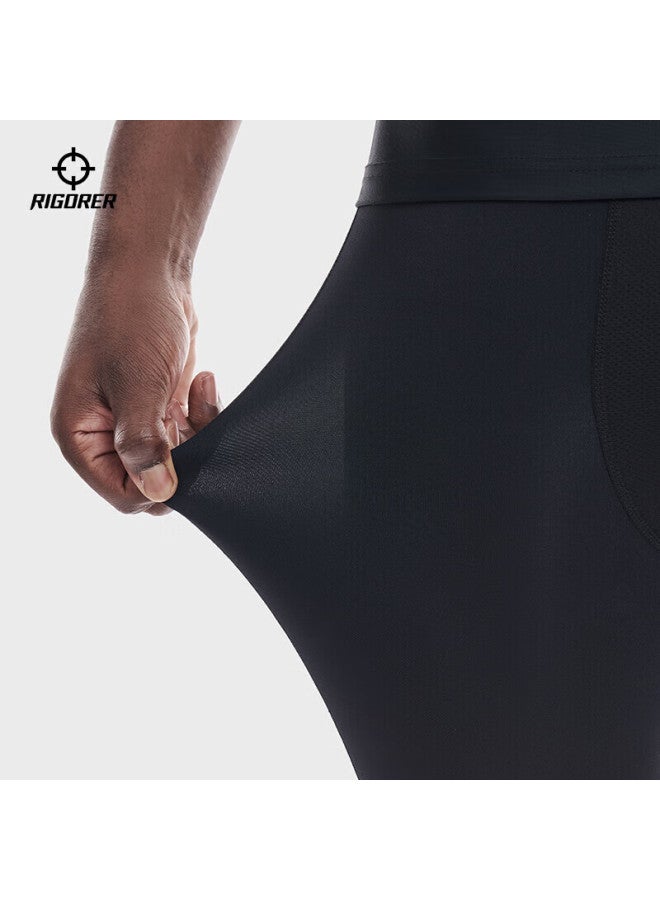 Rigorer Temperature-adjustable Shorts, Men's Compression Pants, Basketball Quick-dry High-elasticity Knee-length Undershorts, Running Tight-fitting Pants, Training 7/8 Length Shorts - Image 2