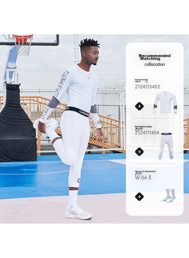 Rigorer Temperature-adjustable Shorts, Men's Compression Pants, Basketball Quick-dry High-elasticity Knee-length Undershorts, Running Tight-fitting Pants, Training 7/8 Length Shorts - Image 5