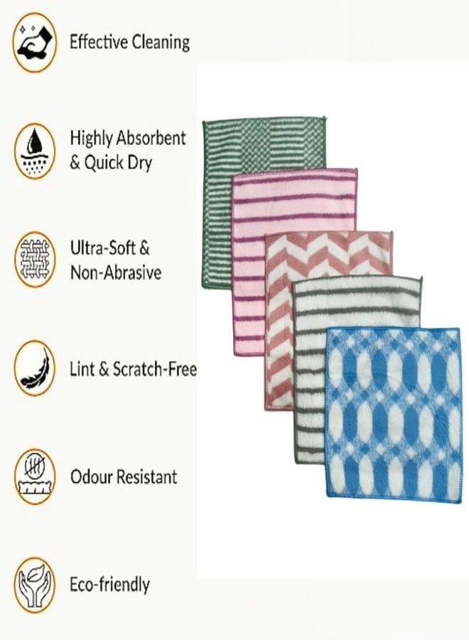 KLEANSHINE, Microfiber Cloth Premium Baby Washcloth for New Born, Washable, Reusable, Absorbent, Extra Soft Face Towels (9) - Image 3