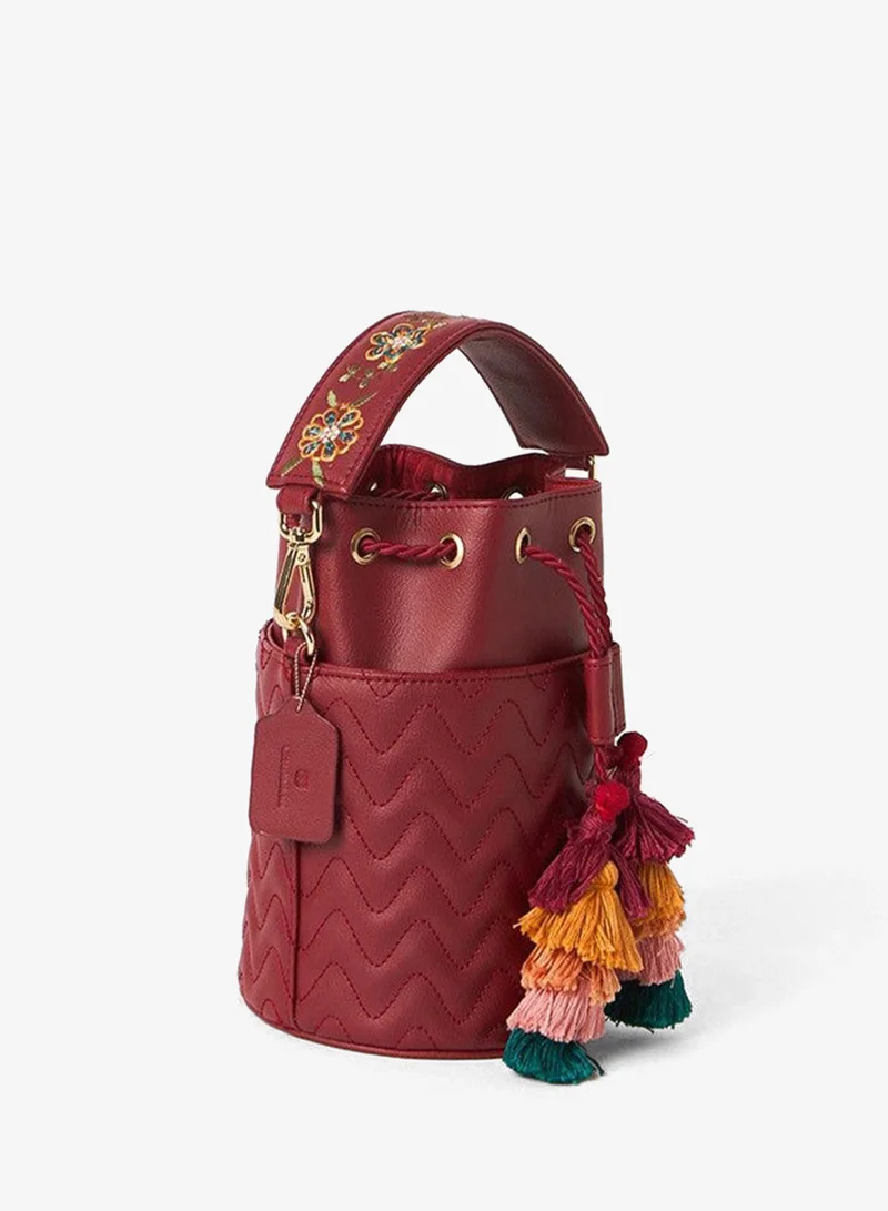 تشومباك The Bordeaux Bucket Bag | Palace Memoirs
