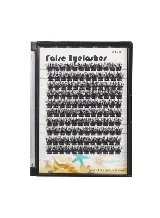 Dedila Large Tray 1020Mm Available 120 Pcs D Curl Cluster Eyelashes Makeup Volume Eye Lashes Extensions Natural Long Wide Stem Individual False Eyelashes (14Mm) - Image 1