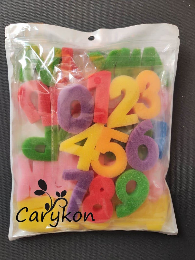Carykon Artist Studio Alphabet & Numbers Sponges Model, 36 PCS - Image 5