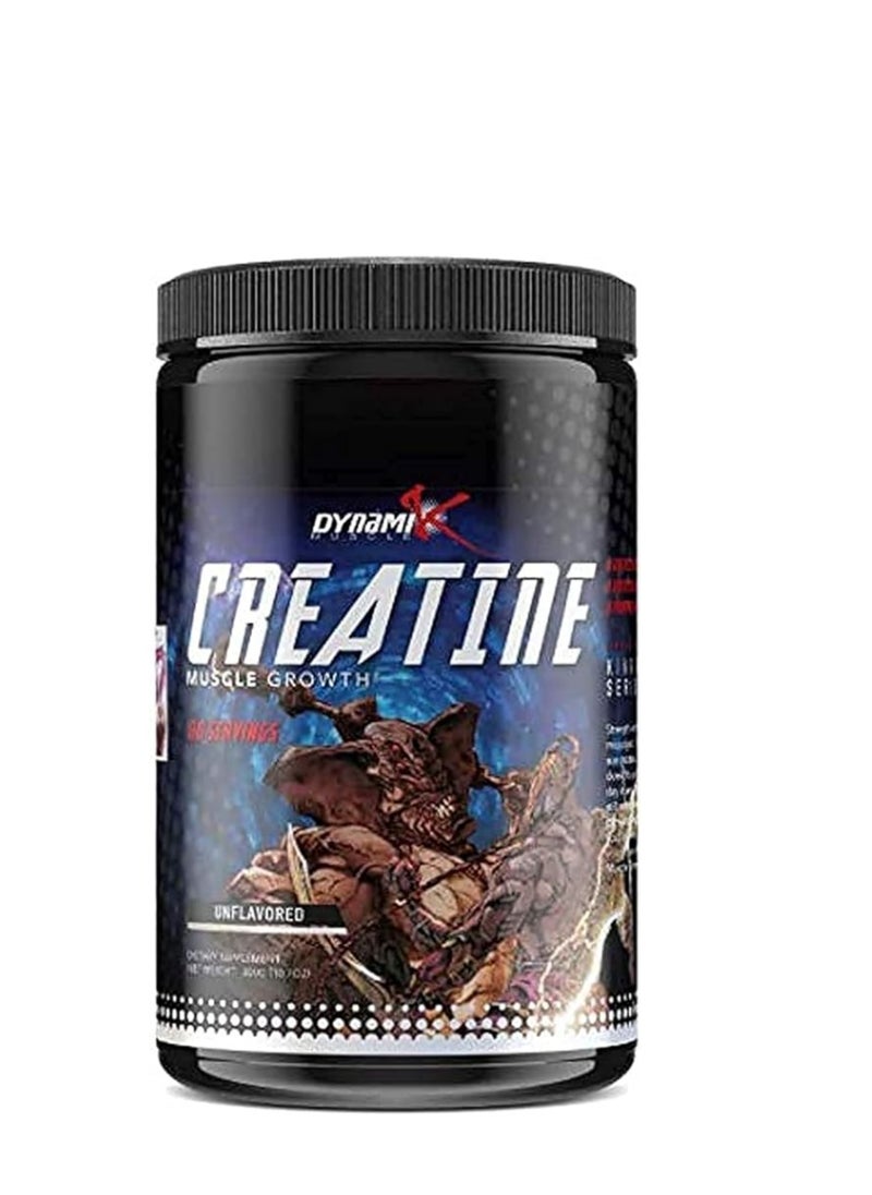 DYNAMIK MUSCLE Dynamik Muscle Creatine, Enhances Muscle Recovery and Muscle Building, Unflavored, 300g 