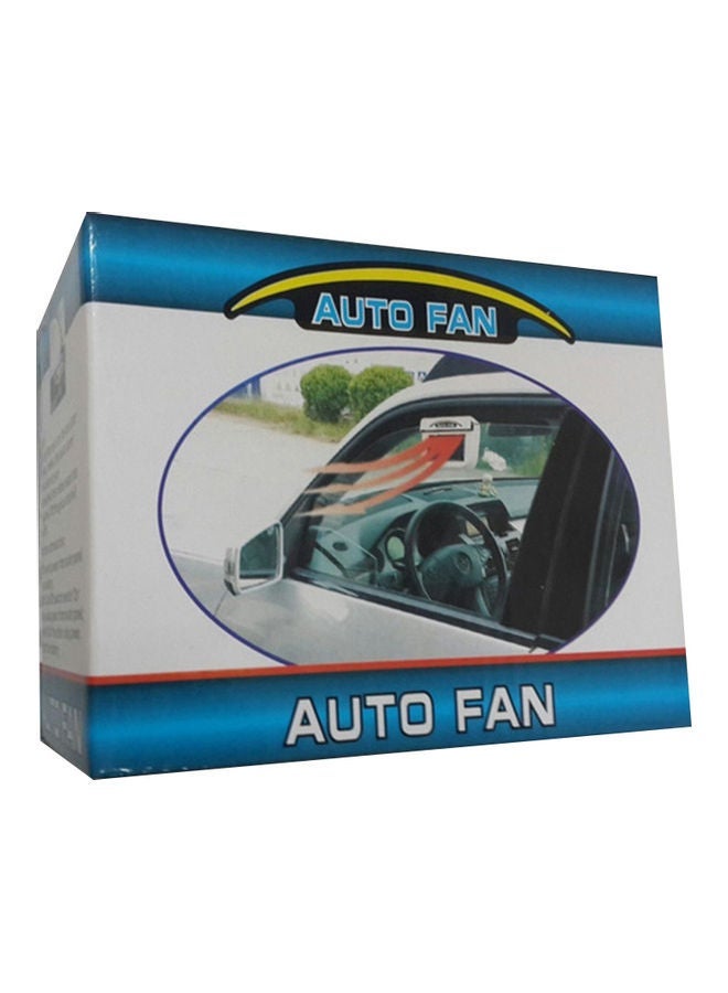 MUNTAQI 0.8W Solar Powered Car Auto Cooler Ventilation Fan Automobile Air Vent Exhaust Heat Fan with Rubber Strip - Image 2