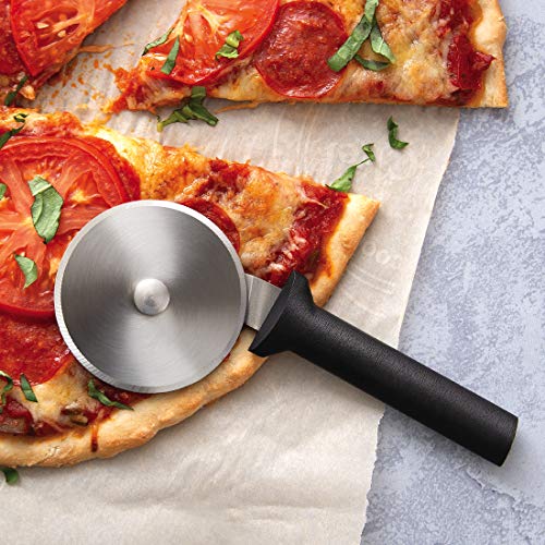 Rada Cutlery Pizza Cutter, Made in USA, Black Handle - Image 2