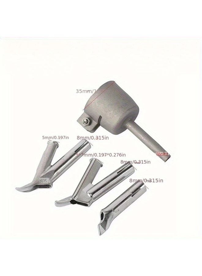 Standard Nozzle Four Piece Set Hot Air Gun Welding Nozzle Plastic Stainless Steel - Image 5
