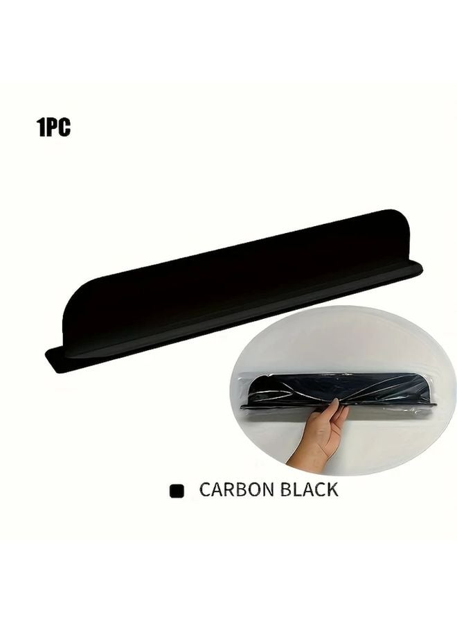 Black Sink Water Guard With Suction Cups Leak Proof Kitchen Countertop Protection - Image 1