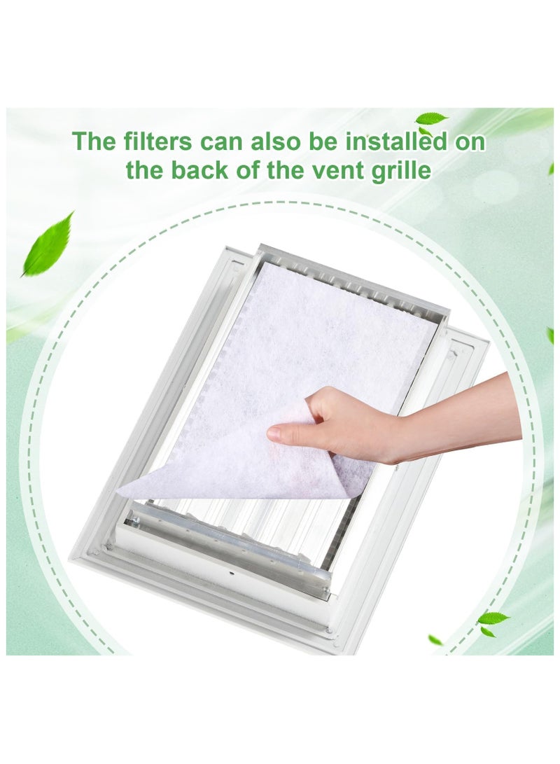 20 Pcs Air Vent Filter, 71" X 16" Vent Filters Paper Anti Dust Net Strainer Air Conditioner Vent Filtration Air Quality Improvement Filter Replacement For HVAC AC And Heating Intake  - Image 3