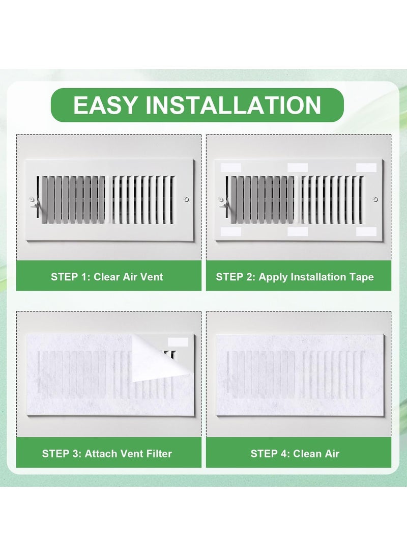 20 Pcs Air Vent Filter, 71" X 16" Vent Filters Paper Anti Dust Net Strainer Air Conditioner Vent Filtration Air Quality Improvement Filter Replacement For HVAC AC And Heating Intake  - Image 4
