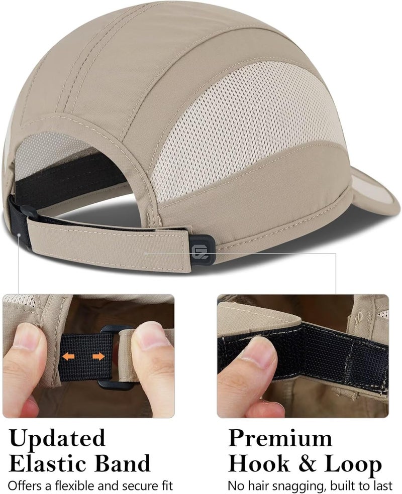 GADIEMKENSD Unstructured Quick Dry Sports Cap Outdoor Sun Protective Unisex - Image 3