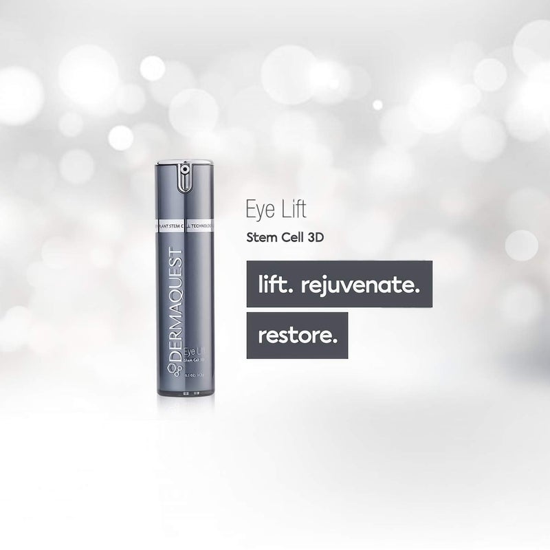 DermaQuest Stem Cell 3D Eye Lift Cream - Anti-aging, Brightening, Puffiness, Dark Circles, Fine Lines and Wrinkle Reducer (0.5 oz.) - Image 4