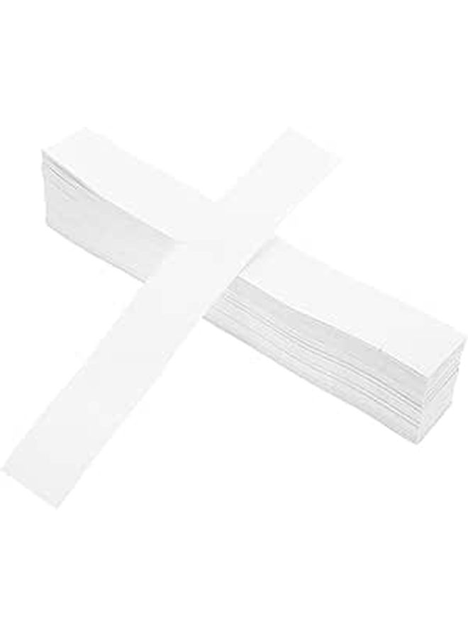 White Self Adhesive Money Bands 150 Pieces Blank Banknote Wrappers For Cash Organization - Image 1