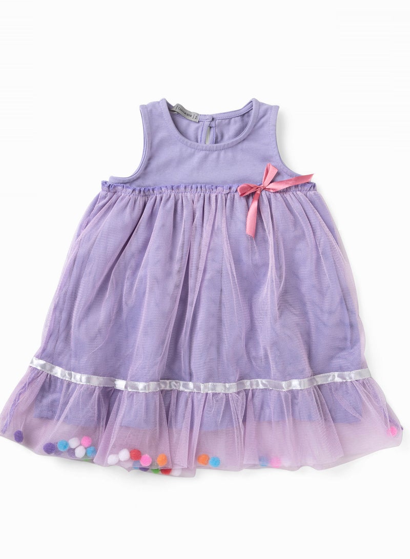 BEBO Girls Dress Purple  - Image 1