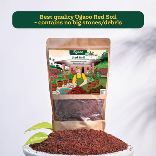 UGAOO Garden Red Soil for All Vegetables, Fruits, Flowers, Trees shrubs, and House Plants - 1 Kg - Image 2