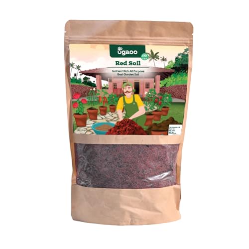 UGAOO Garden Red Soil for All Vegetables, Fruits, Flowers, Trees shrubs, and House Plants - 1 Kg - Image 1