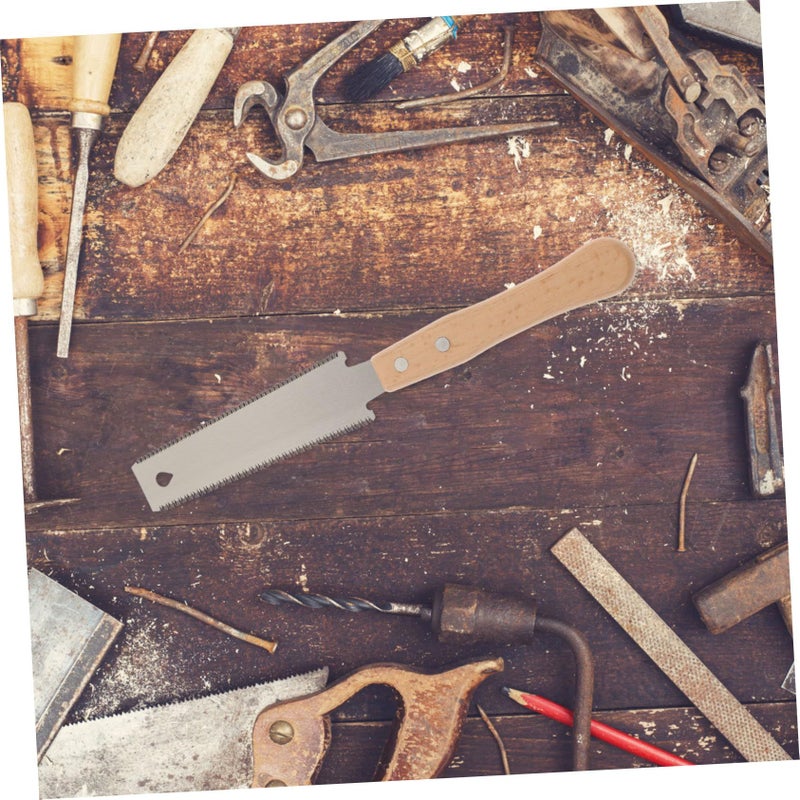 Double Sided Heavy Duty Hand Saw with Ergonomic Handle for Woodworking and Pruning - Image 5