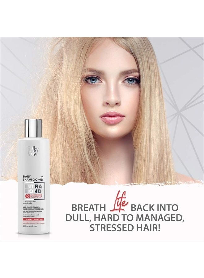 Punky Daily Shampoo with Intrabond Hair Repairing Complex, Anti-Breakage, Strengthening and Color-Safe Formula, Restores Flat and Frizzy Hair, with Natural Extracts, for all Hair Types, 8.5 oz - Image 2