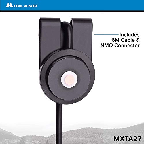 Midland – MXTA27 MicroMobile Universal Lip Mount with NMO Connector and 6M Cable – Fits Most Trunks/Car Hoods - Image 3