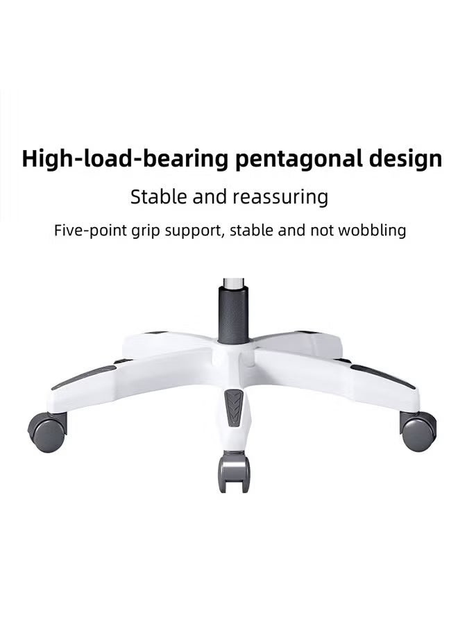 كرسي الألعاب ذات الحجم الكبير مع مساندة القدم القابلة للانسحاب ومساندة الظهر القابلة للتعديل ، دعم القطن والراحة التنفسية النسيج كرسي الكمبيوتر ، كرسي الدراسة ، كرسي المكتب - Image 5