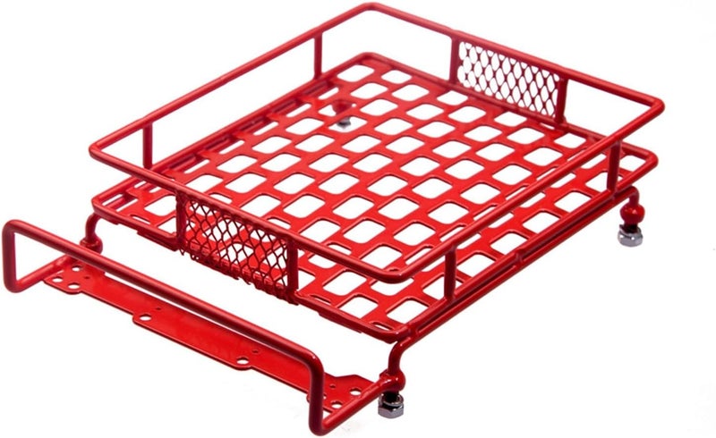 Yurefax 1/10 RC Crawler Roof Rack with Light Bar - Image 2