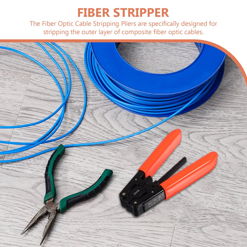 2pcs Fibre Optic Tool Fiber Universal Fiber Strippers Optical Tool Fiber Cutters Optical - Image 2