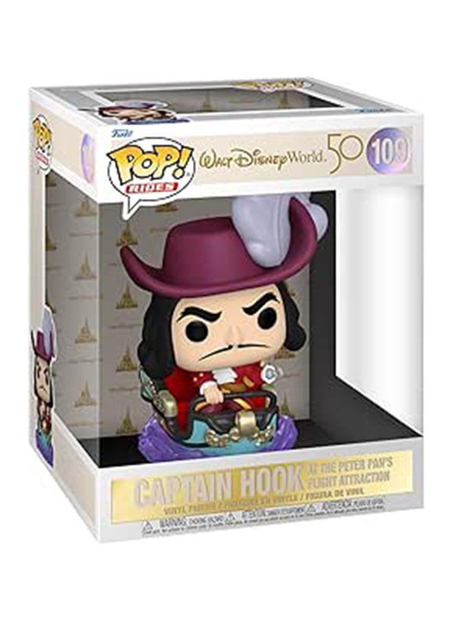 Funko فانكو 59512 بوب رايد: والت ديزني وورلد 50 - هوك اون بيتر بان فلايت، متعدد الألوان، مقاس واحد 