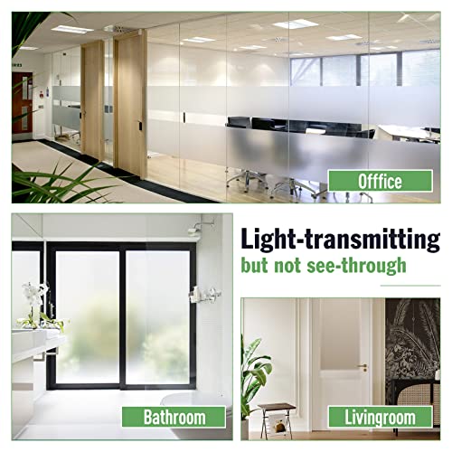 DWIL Frosted Glass Paint for Window - Window Privacy Paint, Frosted Glass Spray, Waterproof & UV Resistant, for Glass Surface in Bathroom, Kitchen, Room, Sliding Door, 32oz (with tools) - Image 4