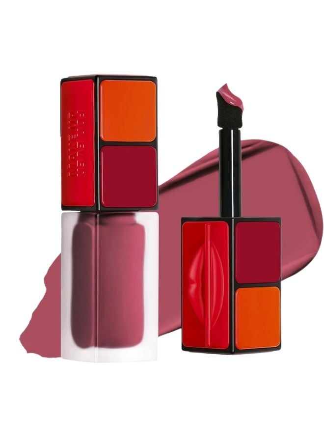 MAKE UP FOR EVER Artist Liquid Color 808 Boundless Berry – Deep Berry Waterproof Liquid Blush for Lip & Cheek, 6ml - Image 1