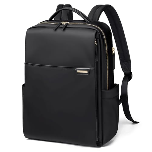 GOLF QUALITY Laptop Backpack for Women, Work Business Traval Computer Backpacks with Laptop Compartment Waterproof Casual Daypack for Travel College,16Inch,Black - Image 1