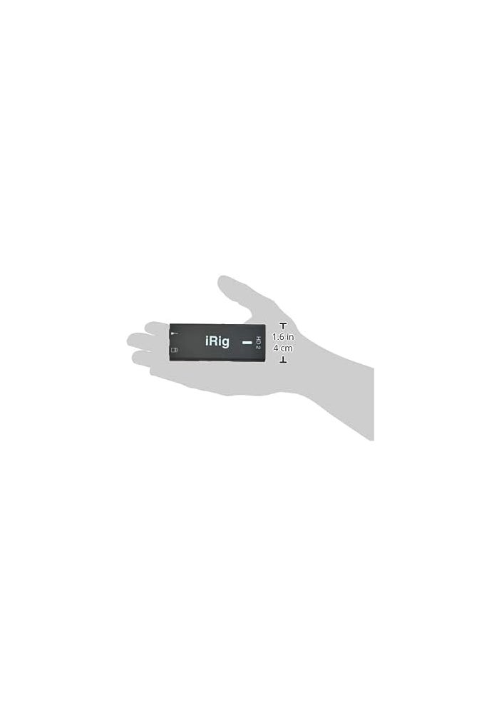 IK Multimedia iRig HD 2 Guitar Interface - 96 kHz, 24-bit A/D Conversion, Compact Design, FX and Thru Adjustment, Black - Image 3