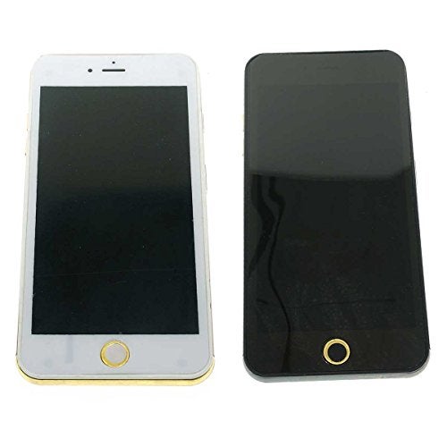 Cooplay 2pcs Fake Shocking Phone Black 6s 7 Plus Tricky Novelty Mobile Joke Party Funny Toy Gadget Electric Shock Prank Gag Veigar Brains yphone for Fools Day Gift and Halloween Christmas - Image 1