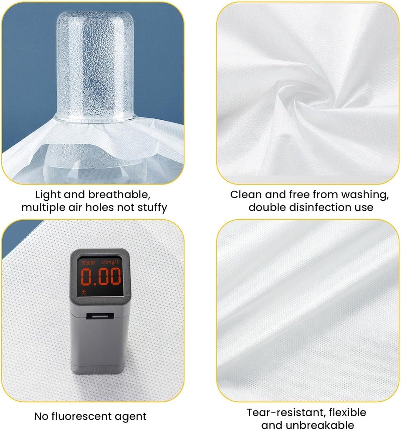 KASTWAVE 4 Pack Travel Disposable Bedding Set, Disposable Sheets for Bed Bedding Cover Portable Bedspread, Disposable Bedding Set with 2 Bed Sheet 2 Quilt Cover and 4 Pillowcase for Travel - Image 4