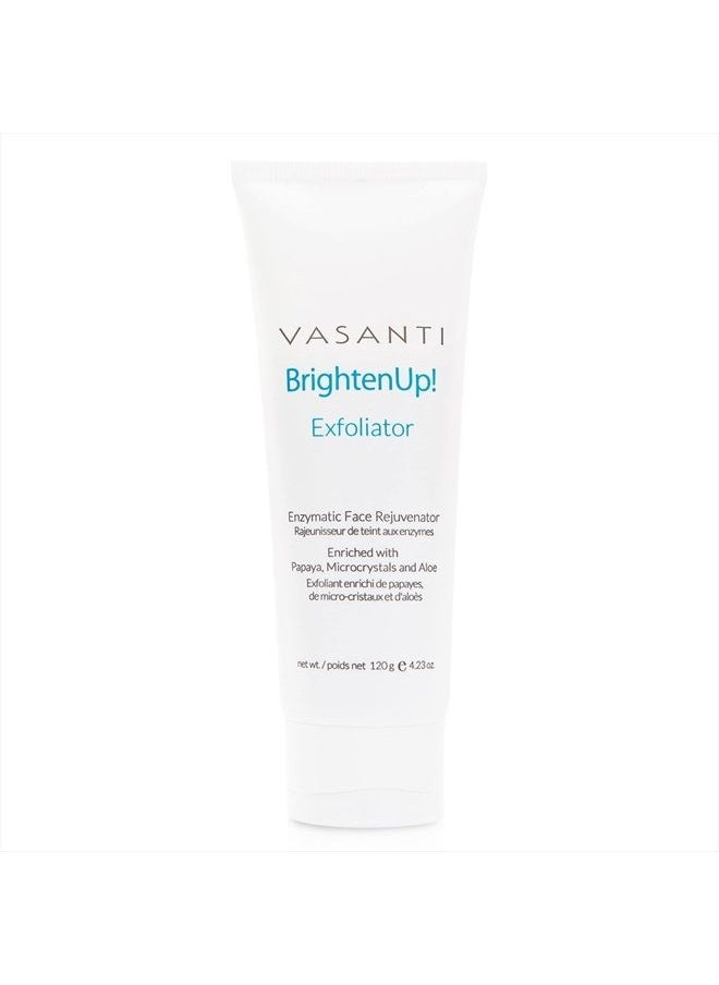 Vasanti - Enzymatic Face Rejuvenator Exfoliating Face Wash by VASANTI - Enriched with Papaya, Microcrystals, Aloe Vera - Get Healthy Glowing Skin - Original Size (120g) - Image 1