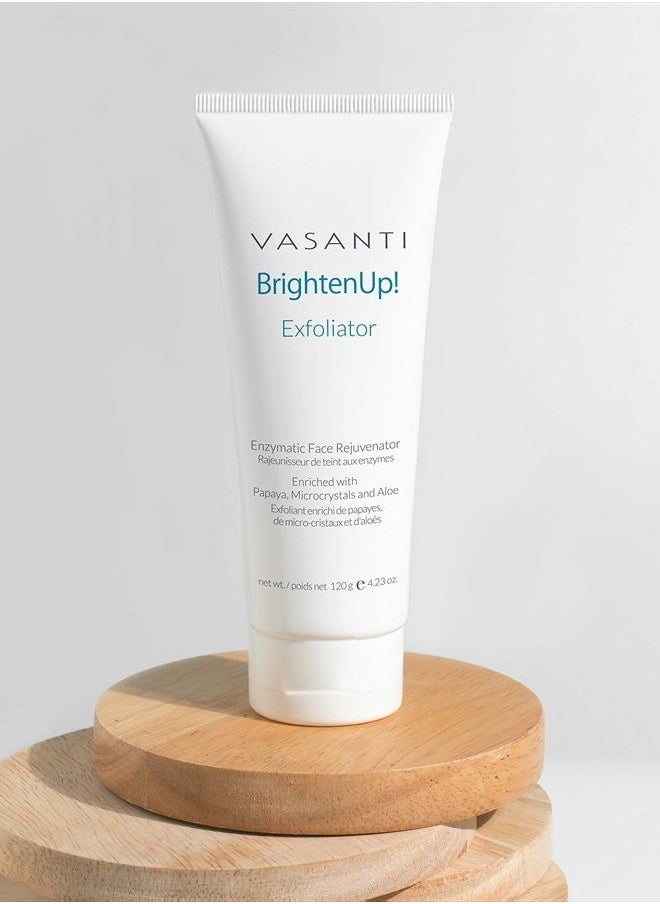 Vasanti - Enzymatic Face Rejuvenator Exfoliating Face Wash by VASANTI - Enriched with Papaya, Microcrystals, Aloe Vera - Get Healthy Glowing Skin - Original Size (120g) - Image 1