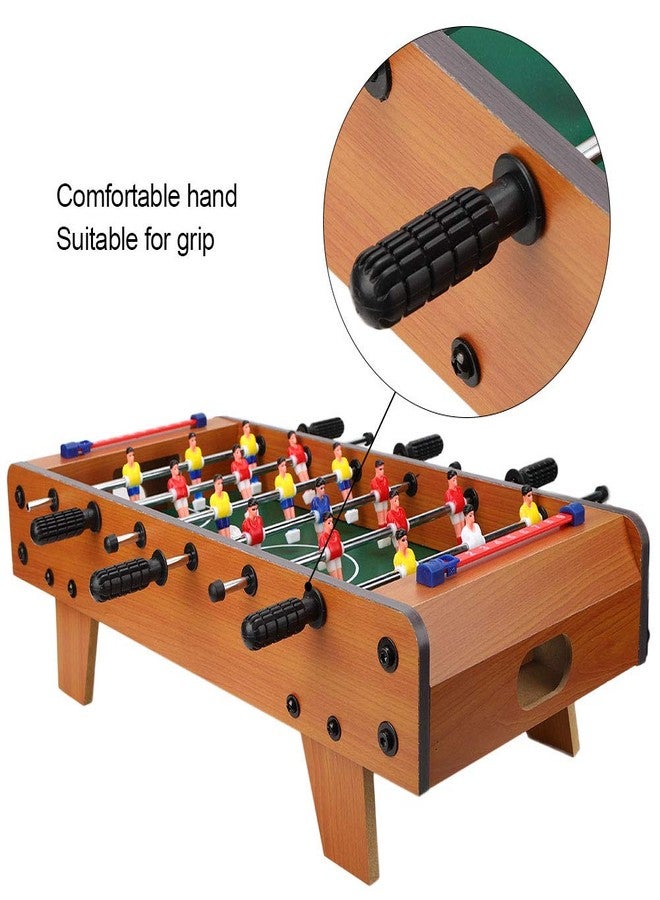 Focket Table Soccer Game for Kids, Portable Educational Table Top Foosball Game with Ball and Score Keeper, Mini Foosball Table for Adults and Kids, 360 Degree Rotation, Easy to Store - Image 2