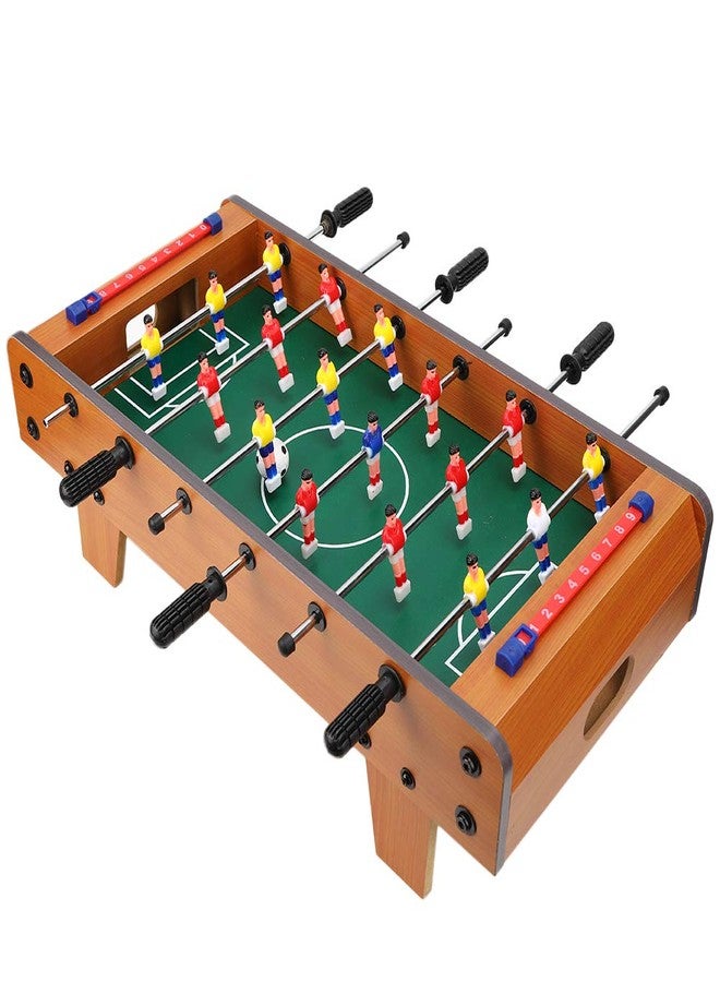 Focket Table Soccer Game for Kids, Portable Educational Table Top Foosball Game with Ball and Score Keeper, Mini Foosball Table for Adults and Kids, 360 Degree Rotation, Easy to Store - Image 1