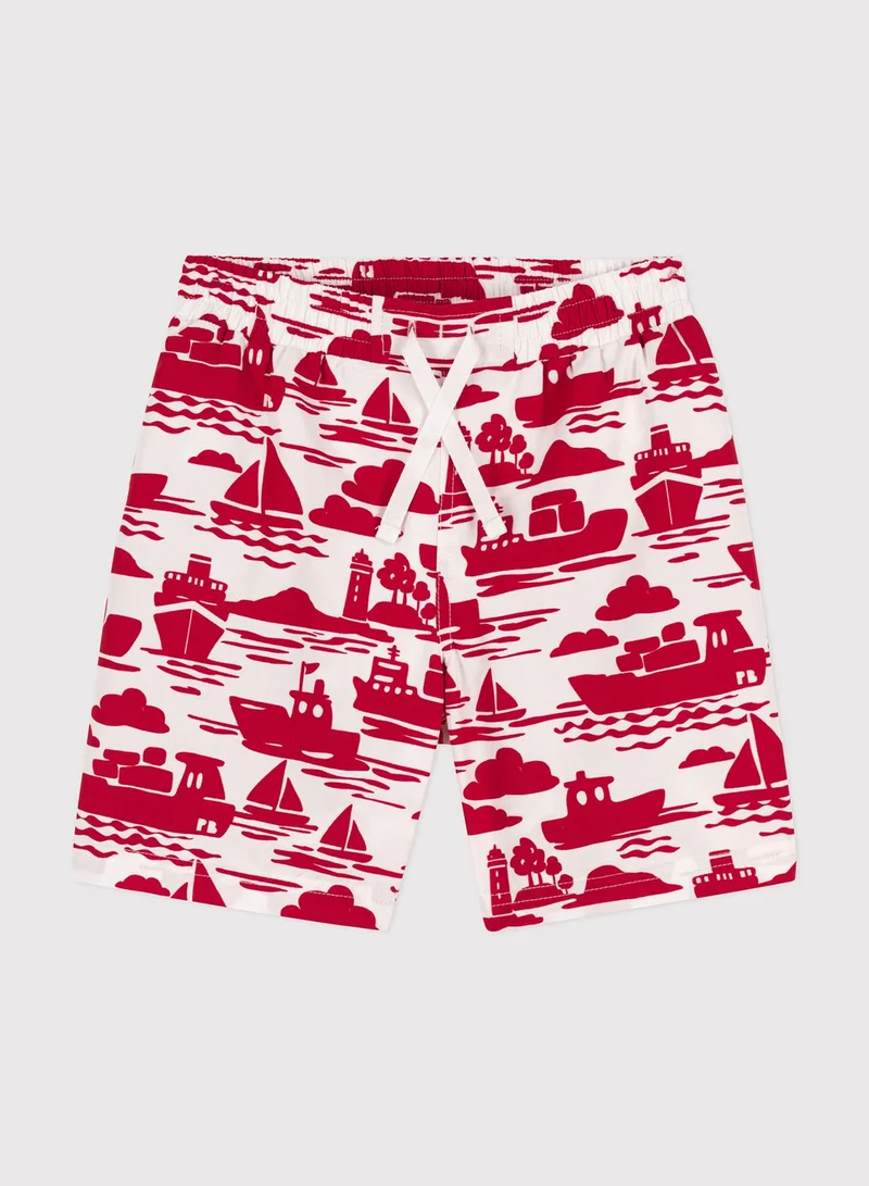 Petit Bateau Youth Printed Swimming Shorts