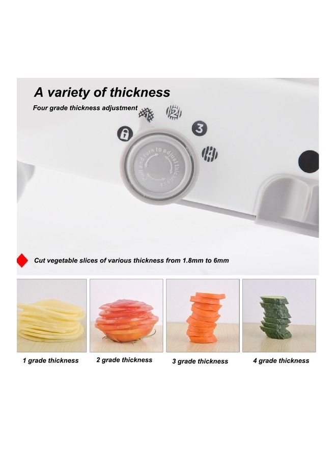 NIBEMINENT Potato Wire Shred Slicer Silver - Image 2