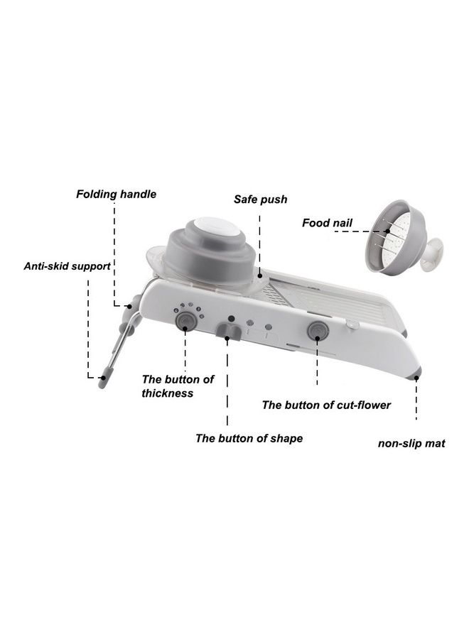 NIBEMINENT Potato Wire Shred Slicer Silver - Image 3