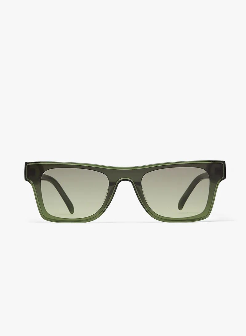 KAREN WAZEN Harlow Reactangle Sunglasses