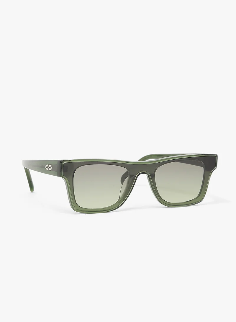 KAREN WAZEN Harlow Reactangle Sunglasses