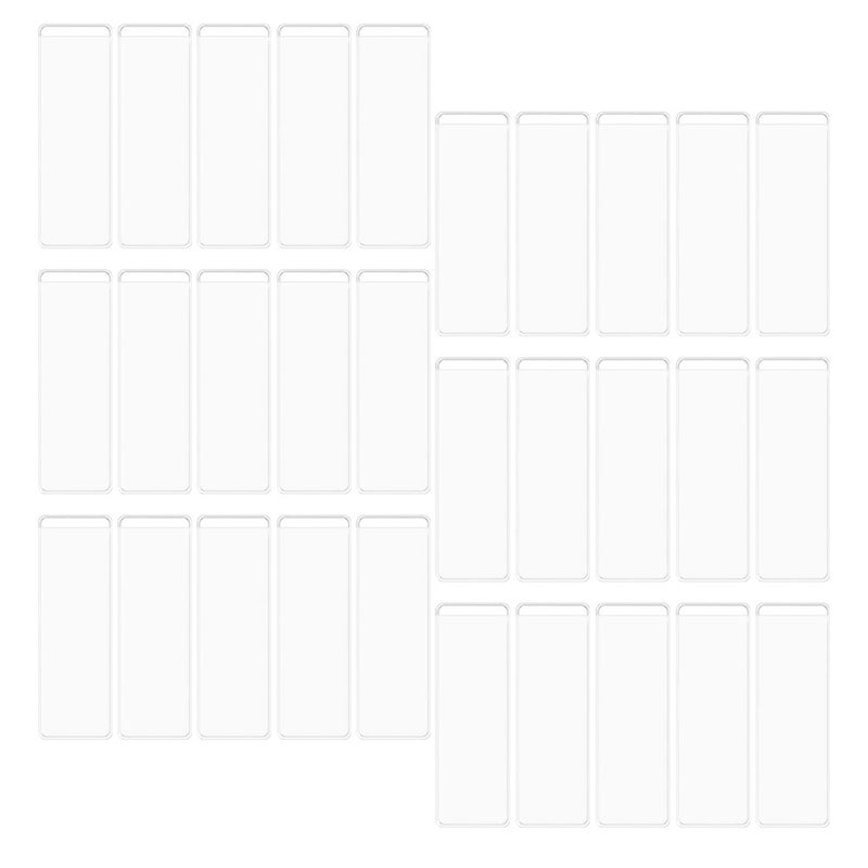 80 Sets of Index Cards Holder Adhesive Card Holder Self Adhesive Pocket for Index Card - Image 2