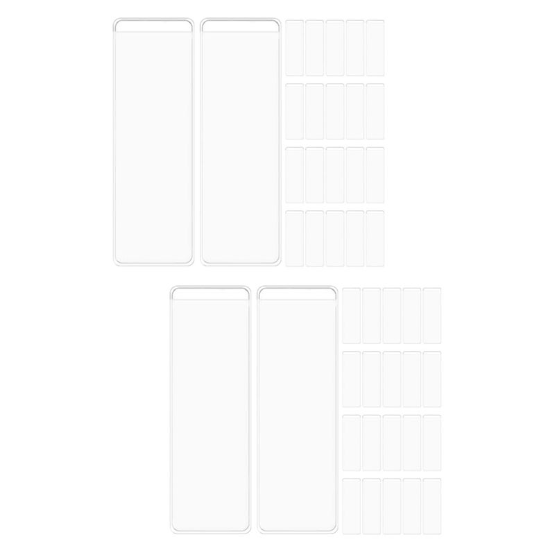 80 Sets of Index Cards Holder Adhesive Card Holder Self Adhesive Pocket for Index Card - Image 1