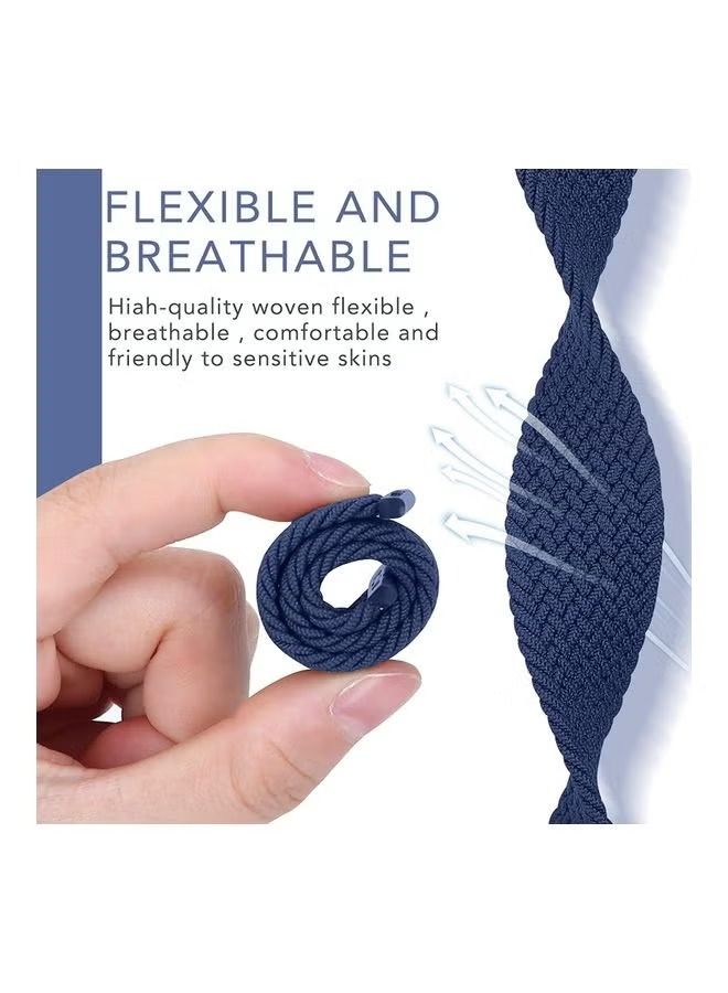 IAF Stretchy Strap Compatible with apple Watch Band SE 40/38mm iWatch Series 7/6/5/4/3/2/1 Blue - Image 3