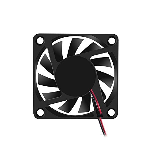 Dorhea Fan 60x60x10 mm DC 24V 6010 Brushless Cooling Fan, Replacement Ball Bearing 60mm Fan for Cooling DIY PC Computer Case Fan - 2 Pin Case Fan (Pack of 4Pcs) - Image 2