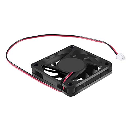 Dorhea Fan 60x60x10 mm DC 24V 6010 Brushless Cooling Fan, Replacement Ball Bearing 60mm Fan for Cooling DIY PC Computer Case Fan - 2 Pin Case Fan (Pack of 4Pcs) - Image 5