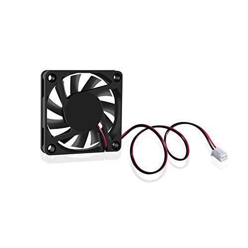Dorhea Fan 60x60x10 mm DC 24V 6010 Brushless Cooling Fan, Replacement Ball Bearing 60mm Fan for Cooling DIY PC Computer Case Fan - 2 Pin Case Fan (Pack of 4Pcs) - Image 3