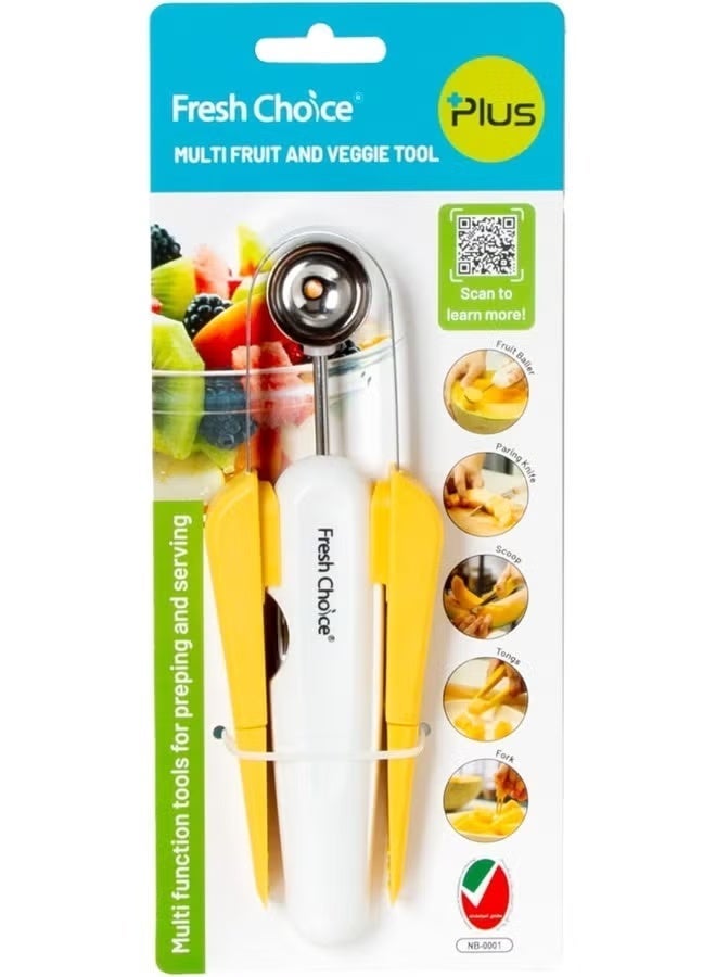 fresh choice أداة فريش تشويس المتعددة للفواكه والخضروات - Image 1